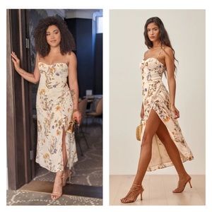 Reformation Kourtney dress in frolic size 6 NEW!